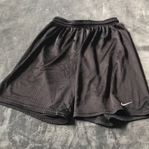 Black Nike Athletic Basketball Shorts